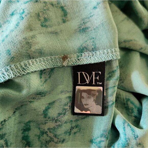 Diane Von Furstenberg Oletta Silk Faux Wrap Jersey Size 6 - Picture 7 of 7